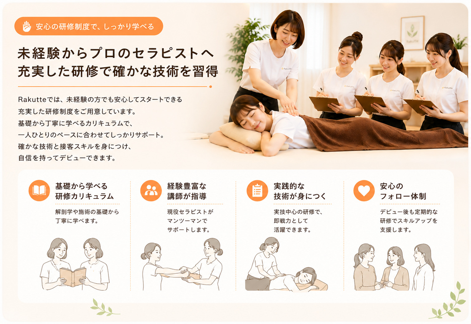 Rakutteの研修制度